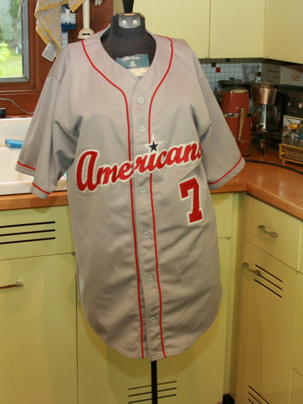 Baseball Uniform Shirt Americans Vintage Sports Wear Teamwork